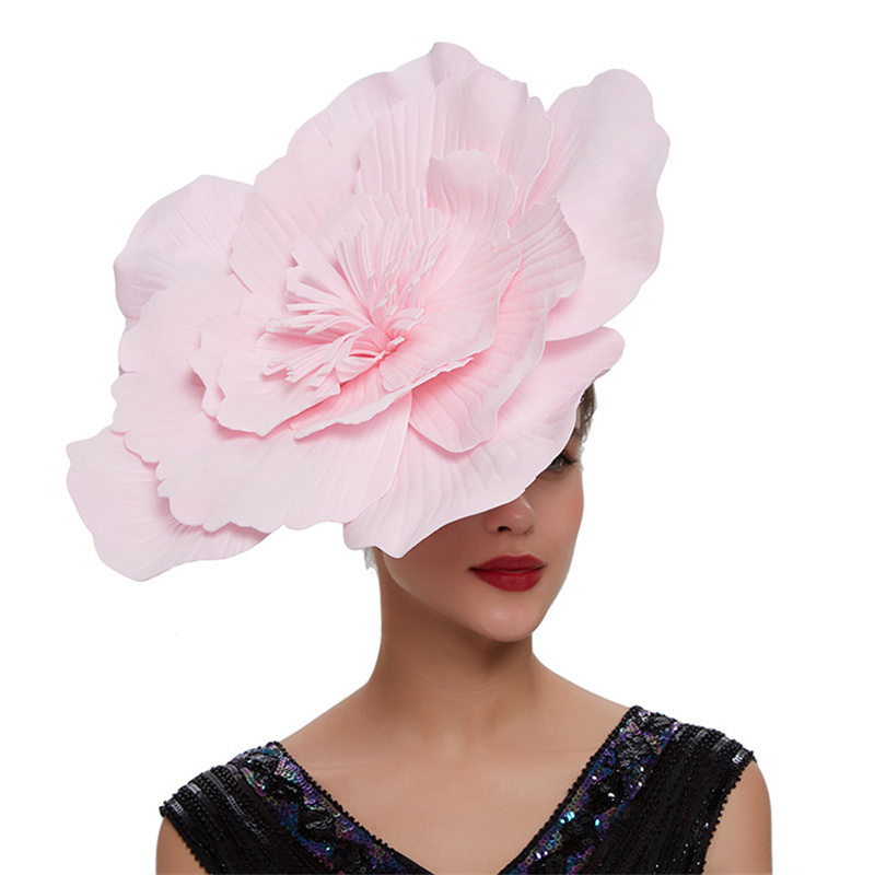 Women Fashion Photoshoot - Bandeau de cheveux à grande fleur