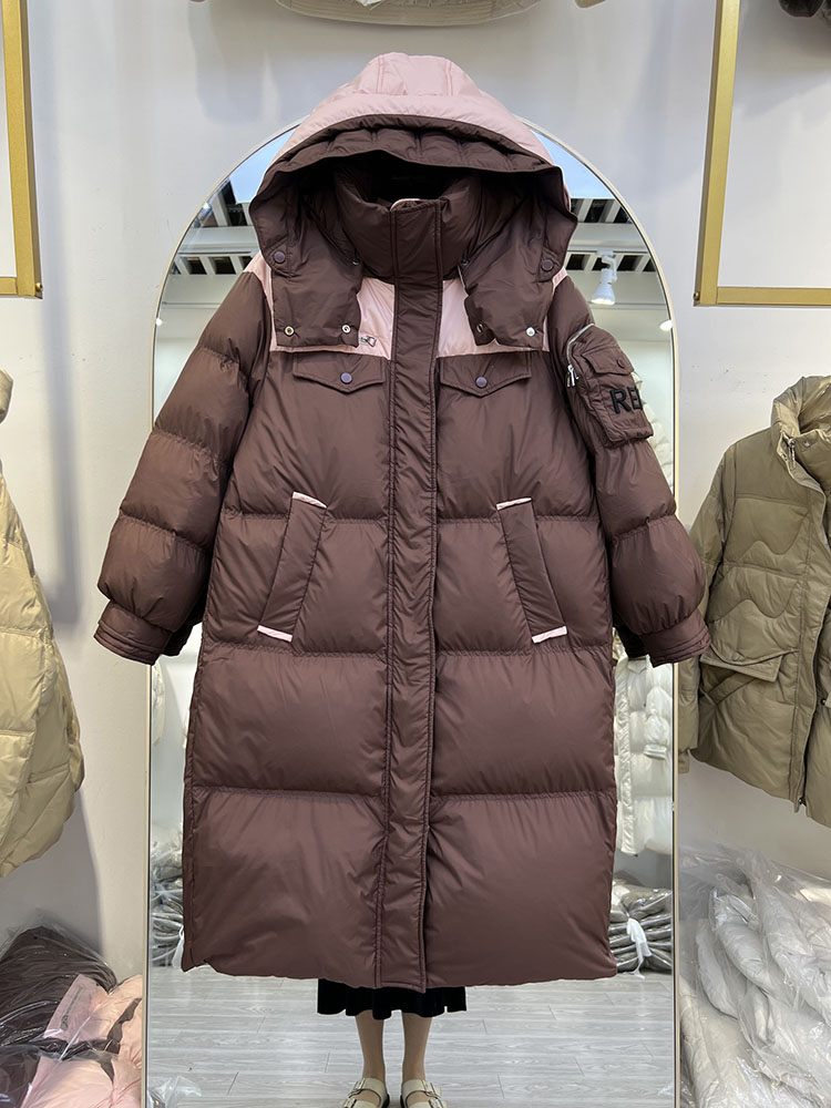 Women Fashion Over The Years - Hiver nouvelle doudoune femme longue à