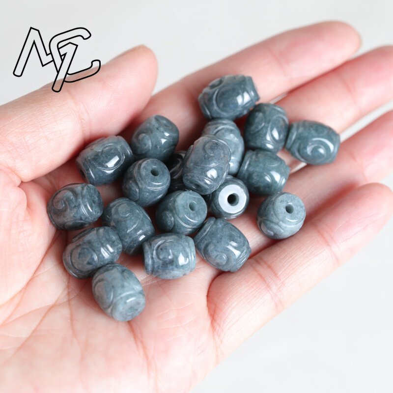 Lot de 5 perles en jade bleu n - Women'S Fashion Jewellery avis et prix