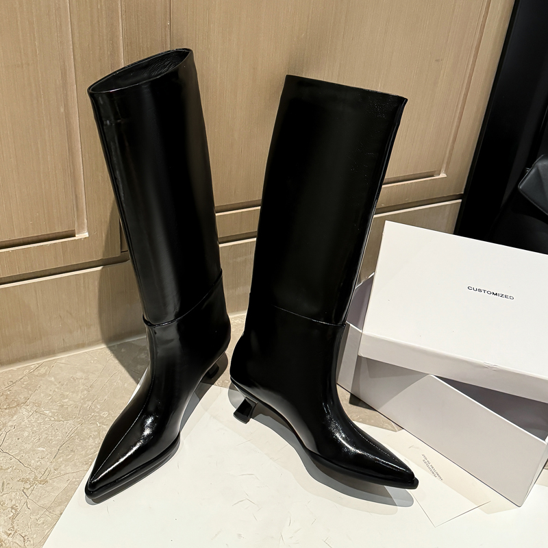 QUTAA mode nouvelles femmes ge - Women'S Fashion Knee High Boots avis et prix