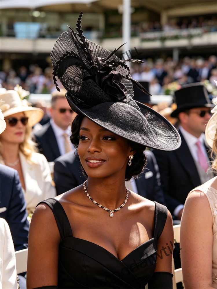Chapeau bibi rouge en maille a - Women'S Fashion Kentucky Derby avis et prix