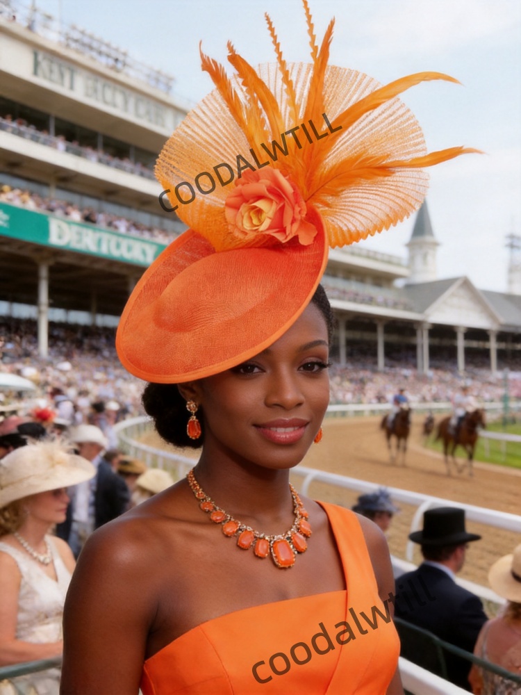 Chapeau bibi rouge en maille a - Women'S Fashion Kentucky Derby avis et prix
