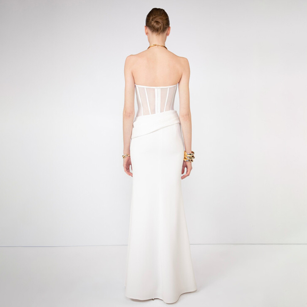 Robe de soirée sexy transparen - Women Fashion Dress Names avis et prix