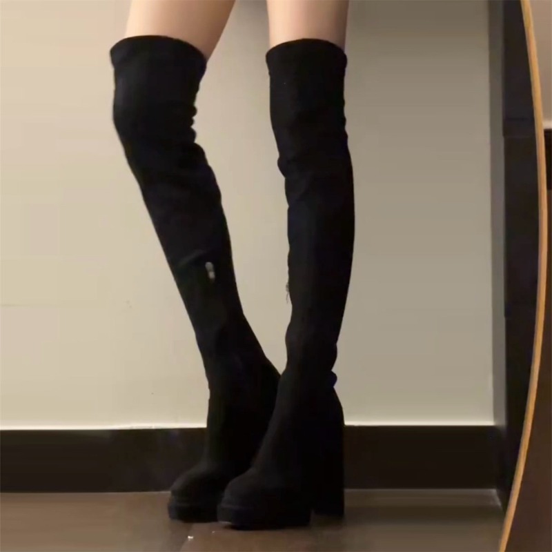 Bottes cuissardes sexy pour fe - Women'S Fashion Knee High Boots avis et prix