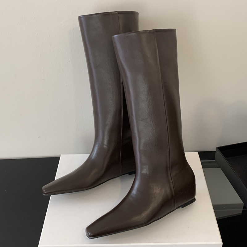 Eilyken cuir souple bout point - Women'S Fashion Knee High Boots avis et prix