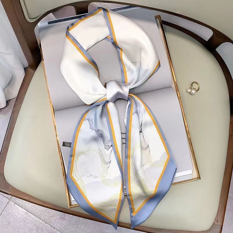 Foulard en soie pour femmes, D - Women Fashion Necktie avis et prix