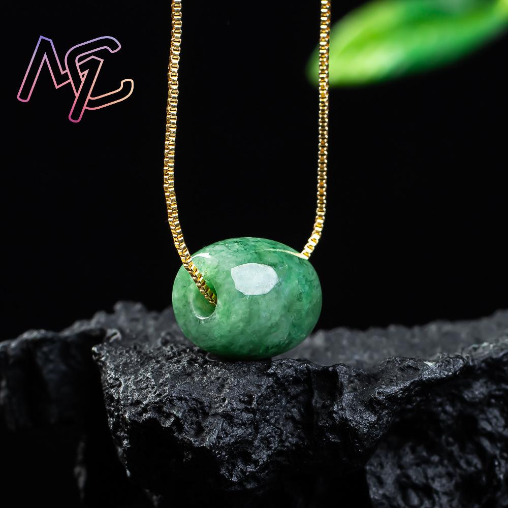 Pendentif en perles de Jade vé - Women'S Fashion Jewellery avis et prix