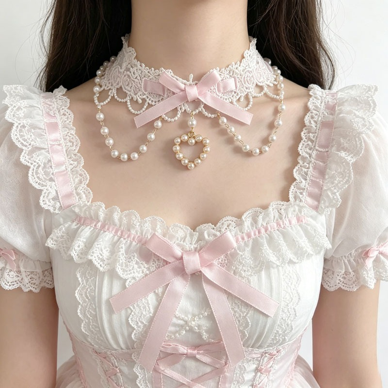 Collier Lolita en dentelle per - Women Fashion Photoshoot avis et prix